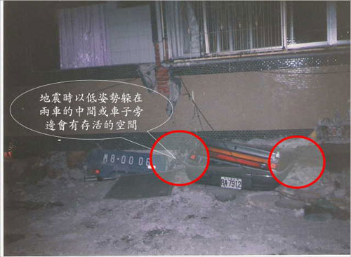 組圖：臺(tái)灣地震經(jīng)驗(yàn) 躲在桌下最危險(xiǎn)