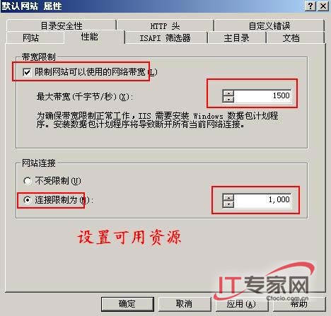 IIS優(yōu)化 為Web服務器減負