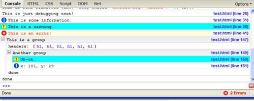 firebug-jquery-控制臺(tái)